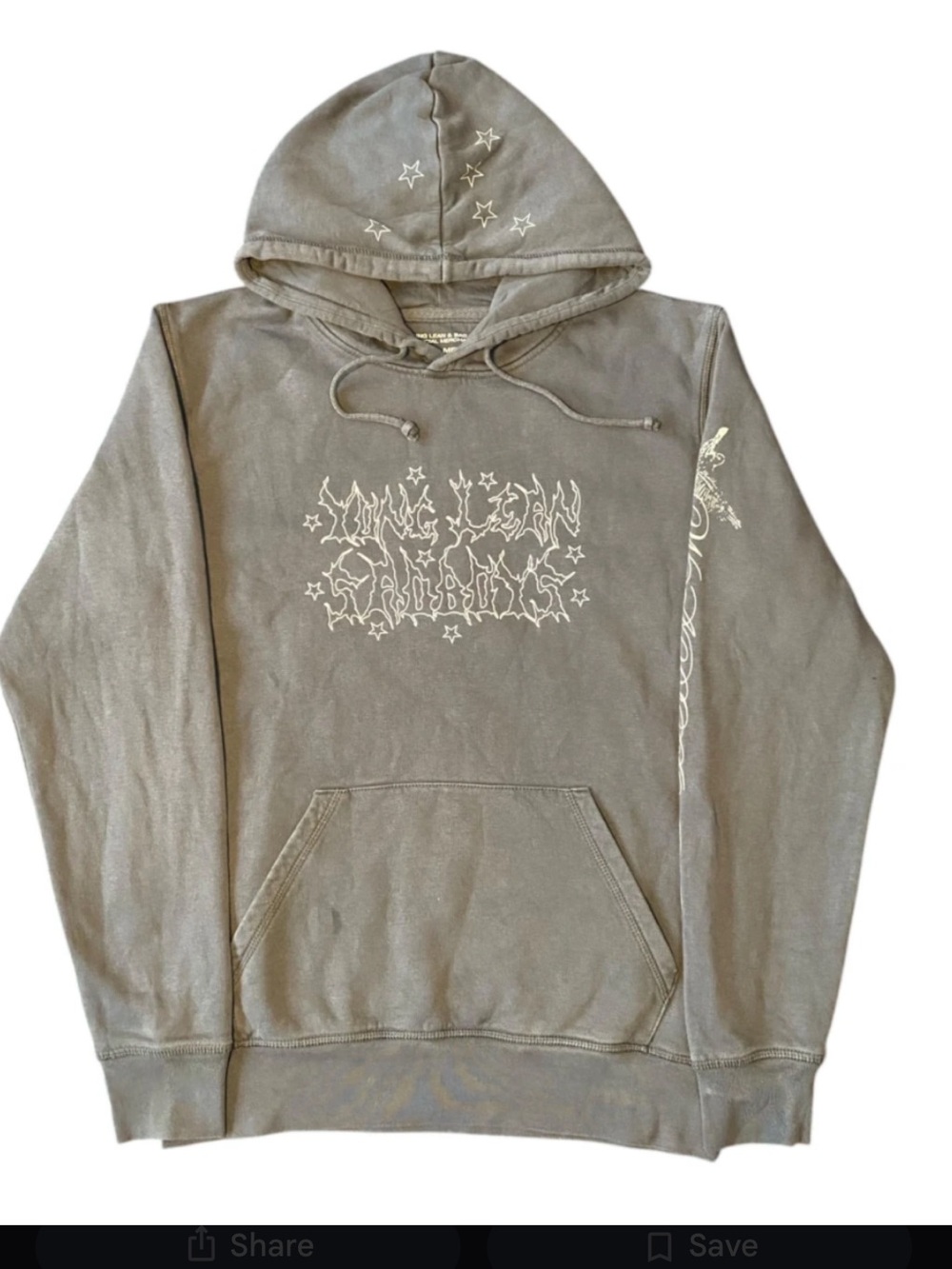 Yung Lean Sadboys Warlord Hoodie XL RARE DEADSTOCK